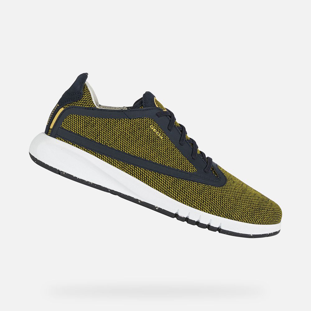 Geox Erkek Spor Ayakkabı Zeytin Yeşili - Aerantis - ECB-526347